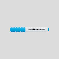 シヤチハタ BLOX カラー筆ペン蛍光 ブルー KTX-FF-B（取寄品）