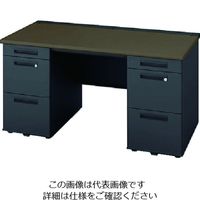 ナイキ 両袖デスク ロングレール仕様 XEHH147HH-S-BWN 1台 217-7201（直送品）