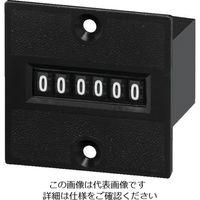 ライン精機 電磁カウンター（リセットナシ） 6桁 5.3×2.6mm MCU-6P AC200V 1個 838-3798（直送品）