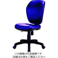 藤沢工業 TOKIO オフィスチェア FSTー77HL ハイバック ネイビー(レザー) FST-77HLNV 1脚 195-4049（直送品）