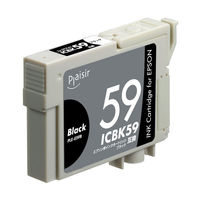 エプソン（EPSON）用 互換インク PLE-E59B ブラック（ICBK59互換） 1個（直送品）