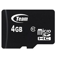 TEAM Team製microSDHCカード4GB class10 TG004G0MC28A 1セット(10枚)