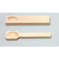 新日本造形 木彫スプーン(半加工品)　カバ材 358-131 1セット(10個)（直送品）