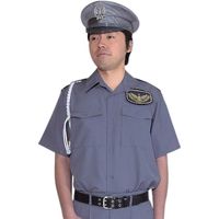 モビメントコスモ 【警備服】夏服 立襟シャツ グレー 半袖 6L 1061TH-6L 1着（直送品）