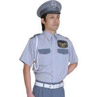 モビメントコスモ 【警備服】夏服 立襟シャツ グレーツートン 半袖 1062TH