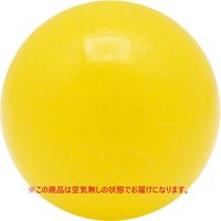 池田工業社 キラキラフレンドボール 6号（直径約15cm） 黄 空気無し 300350 1個