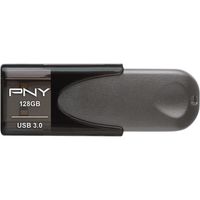 PNYブランドTurbo Attache 4 USB 3.0フラッシュドライブ PFD128TBAT4-BR20（直送品）