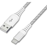 アイリスオーヤマ 高耐久USB-Cケーブル 1.5m　ICAC-C15-S　シルバー　1個（直送品）