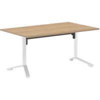 コクヨ 昇降フラップテーブル　イニシア　W1500×D900　ホワイト脚