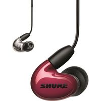 SHURE 高遮音性イヤホン／レッド（リモコンマイク付きケーブル） SE53BARD+UNI-A 1個（直送品）