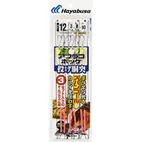 ハヤブサ NB602-13-4 投げ カレイアブラコホッケ 3セット　1袋（直送品）