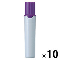 プロッキー 水性ペン 太・細ツイン 詰替カートリッジ 紫 10本 PMR70.12 三菱鉛筆 uni