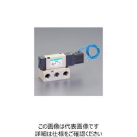エスコ AC100V・Rc1/2” 5方向電磁弁(流量12.00C) EA153HL-53 1個（直送品）