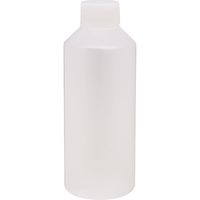 金鵄製作所 NK投薬瓶200mL ノーマルキャップ(ホワイト:白) 目盛印刷なし B01C0-900WH 1箱(100本入)（直送品）
