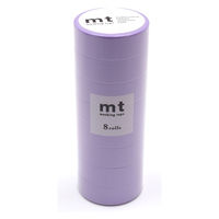 mt マスキングテープ 8P(同色８巻セット） ラベンダー　幅15mm×7m MT08P186R 1個 カモ井加工紙（直送品）