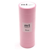 mt マスキングテープ 8P(同色８巻セット） ローズピンク 幅15mm×7m MT08P185R 1個 カモ井加工紙（直送品）