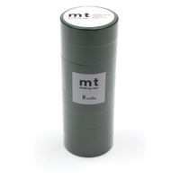 mt マスキングテープ 8P(同色８巻セット） ピーコック　幅15mm×7m MT08P204R 1個 カモ井加工紙（直送品）