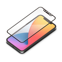 PGA iPhone 12 mini用 ガイドフレーム付き Dragontrail(R)液晶全面保護ガラス ブルーライトカット/光沢（直送品）