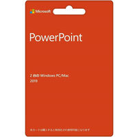 マイクロソフト PowerPoint 2019　POSAカード版 POWERPOINT2019/U 1個（直送品）