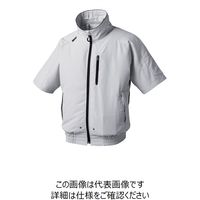 アタックベース The tough 空調風神服 半袖ジャケット グレー L 055-07-L 1着（直送品）