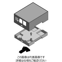 タカチ電機工業 Raspberry Pi 専用 DINモジュールボックス RPDー4Bー1S RPD-4B-1S 1セット(2台)（直送品）