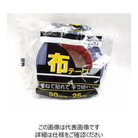 マクセル（maxell） 布カラーテープ 50mmX25m 青 No.343702 BL 1セット（10巻）（直送品）