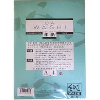 ゴークラ OA和紙 43g/平方m A4　水 WP-58214 １セット（1000枚：100枚×10）（直送品）