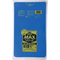 ジャパックス 業務用ポリ袋MAX 90L10枚 青 厚み0.02mm S-94 1袋（10枚入）