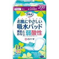 白十字 サルバお肌にやさしい吸水パッド たっぷり夜・長時間用 31727 12袋 　介援隊 T0857（直送品）