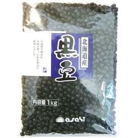 アサヒ食品工業　黒豆 1kg 北海道産　20376　1袋（直送品）