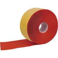 セーフラン安全用品 高耐久ラインテープ　幅100mm×30m　赤 15102 1巻（直送品）