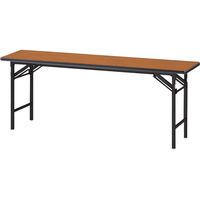 ニシキ工業 折り畳み会議テーブル 棚無 幅1800×奥行900×高さ700mm　 1台