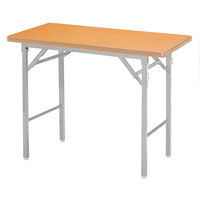 ニシキ工業 折り畳み会議テーブル 棚無 幅900×奥行450×高さ700mm　 1台