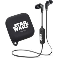 PGA Bluetooth(R) 4.1搭載 ワイヤレスステレオイヤホン シリコンポーチ付き [STAR WARSロゴ/ブラック]（直送品）