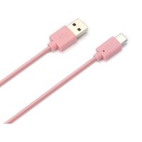 PGA USB Type-C USB Type-A コネクタ USBケーブル 1.2m ピンク PG-CUC12M04 1本（直送品）