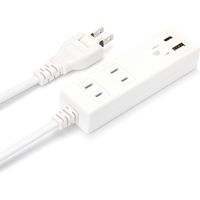 PGA USBポート搭載 AC電源タップ（AC×2/USB-A×1/USB-C×1） PG-UACTAP