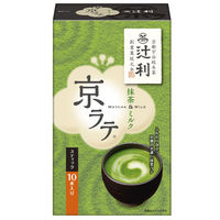 辻利　京ラテ　抹茶＆ミルク　140g　1箱（10本入）