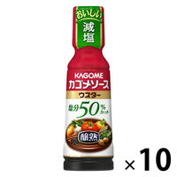 カゴメ 醸熟ソース塩分50%カットウスター180ml 10個