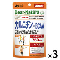 ディアナチュラ（Dear-Natura）スタイル　カルニチン　1セット（20日分×3袋）　アサヒグループ食品　サプリメント