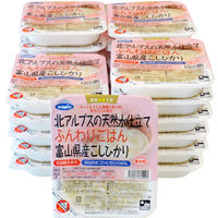 パックごはん　24食　ふんわりごはん富山こしひかり　200g　24食入  　ウーケ　包装米飯　米加工品