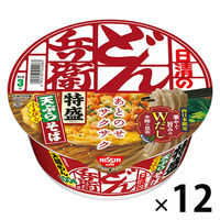 カップ麺 日清のどん兵衛 特盛天ぷらそば（西日本版） 日清食品 12個