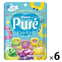 カンロ ピュレリングソーダ 6袋 グミ お菓子