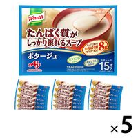 味の素　クノール たんぱく質がしっかり摂れるスープ ポタージュ　1セット（75食：15食入×5袋） プロテイン カルシウム ビタミン