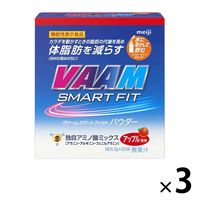 VAAM ヴァームスマートフィットウォーターパウダー アップル（20袋入）3個 【機能性表示食品】 明治 アミノ酸