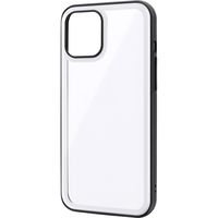 iPhone 12 Pro Max ケース カバー ラウンドエッジガラスシェルケース SHELL GLASS Round ホワイト（直送品）