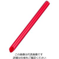 シバセ工業 タピオカストロー 片先ストレート裸 （130本箱入） 赤 No.645 1ケース（130本） 62-6538-83（直送品）