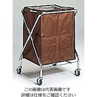 遠藤商事 BM ダストカー 大 茶 62-6613-70 1台（直送品）