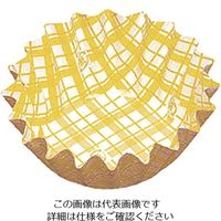 アヅミ産業 紙カップ ココケース 丸型(500枚入) 黄 6 1ケース(500枚) 62-6648-80（直送品）
