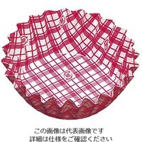アヅミ産業 紙カップ　ココケース　丸型　赤 8 1ケース(500枚) 62-6648-85