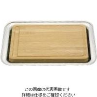 三宝産業 UK木製カッティングボード(18ー8角盆付) 62-6693-73 1枚（直送品）